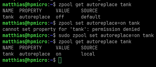 Autoreplace aktivieren