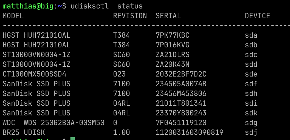 Übersicht über Disks